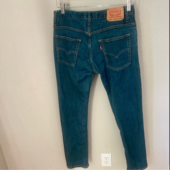 LEVI’S 511 Slim Boys Jeans Mid-Rise Denim Size 16 - Picture 12 of 16
